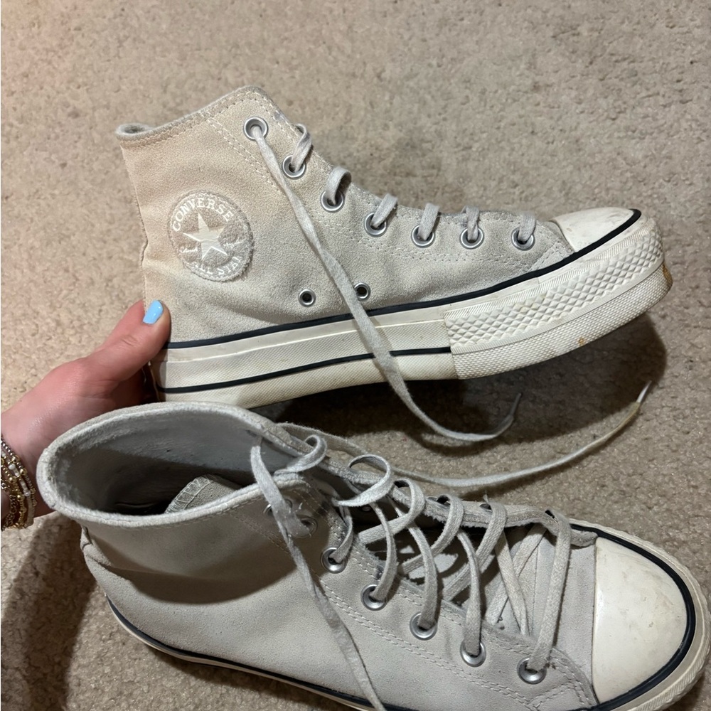 Converse Women's High-Top Sneakers - Off-White